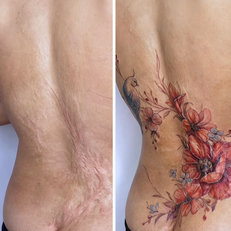 10 Times People Used Tattoos To Cover Up Their Scars