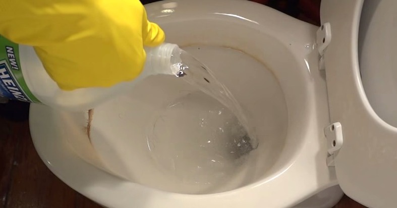 Handyman's Secret for Cleaning Toilet with Hard Water Stains