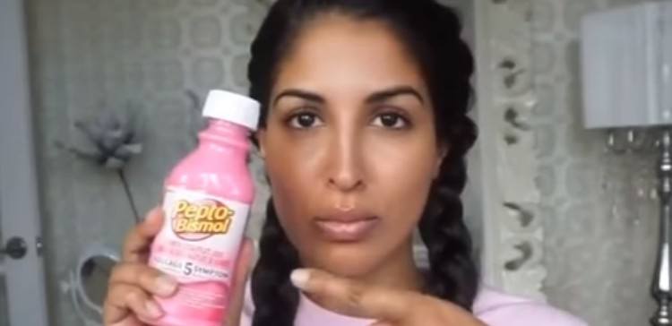 How to shrink pore size with Pepto Bismol.