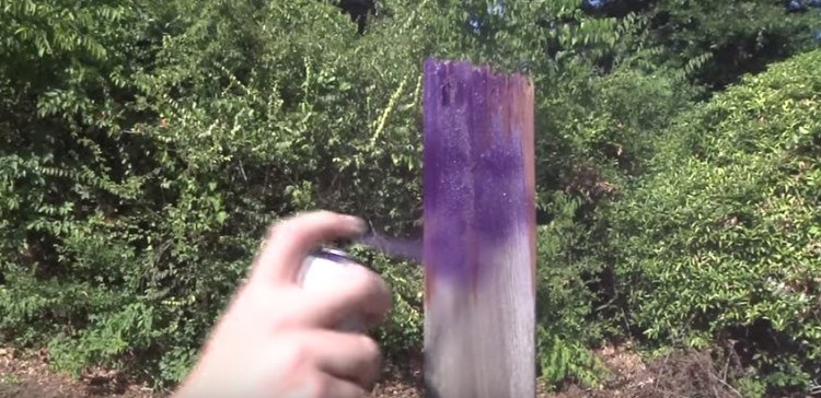 Why some posts are painted purple.