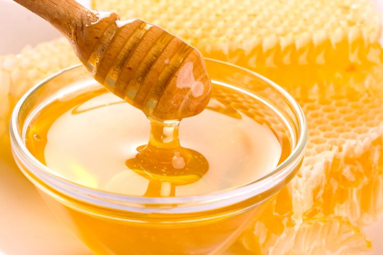 Close up image of fresh honey