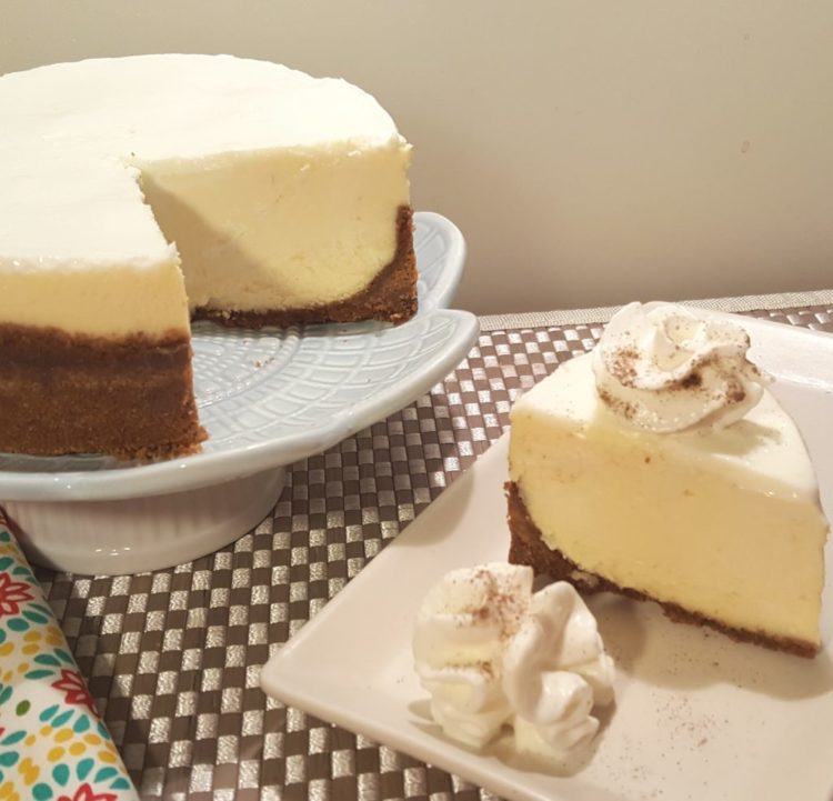 New York style cheesecake in an Instant Pot.