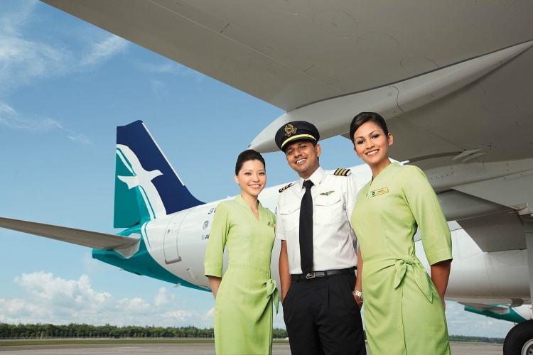 Three members of airline crew