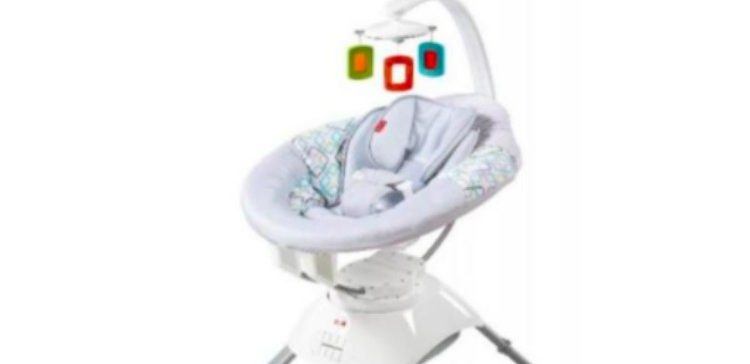 view of Fisher-Price swing
