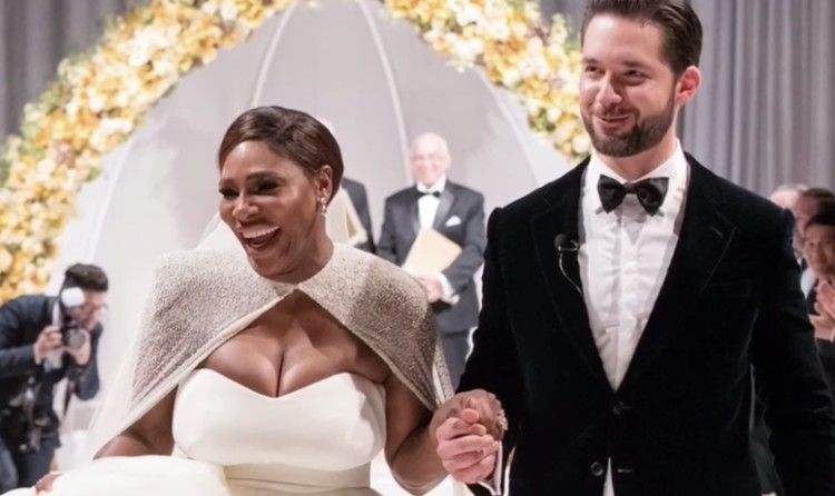 Serena williams sales wedding dress