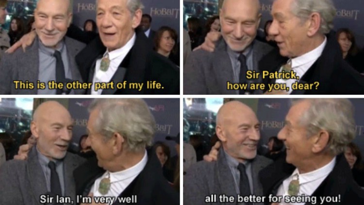 21 Pictures That Prove Ian Mckellen And Patrick Stewart Are The Most Adorable Best Friends Of All Time