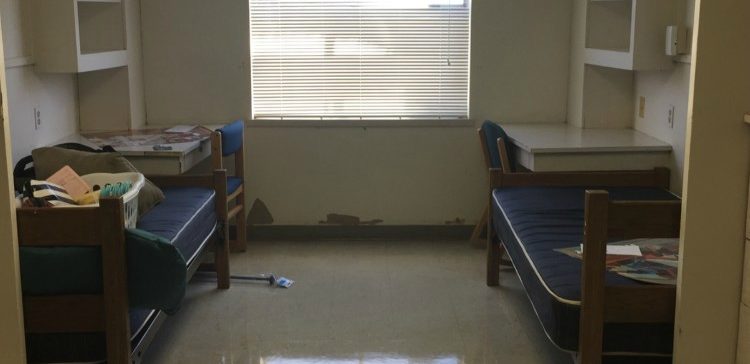 Image of college dorm room