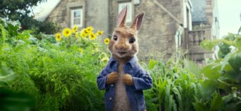 Image of Peter Rabbit from movie.