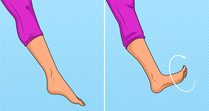 Illustration of feet