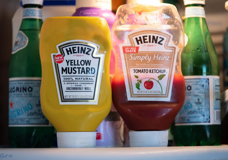 Image of Heinz ketchup and mustard