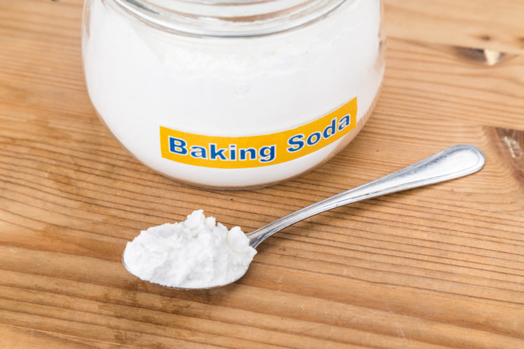 Image of jar and spoonful of baking soda
