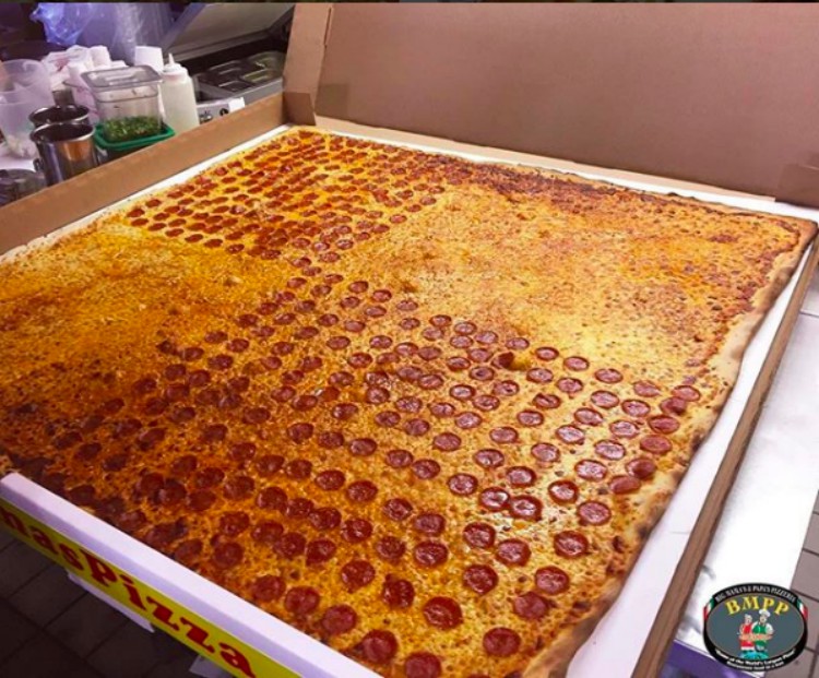 In Southern California You Can Get A Giant Square Foot Pizza Delivered To Your Home