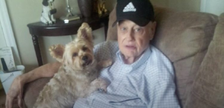Image of Jerry Ellingsen and his dog Corky