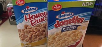 Photo of new Hostess cereals.