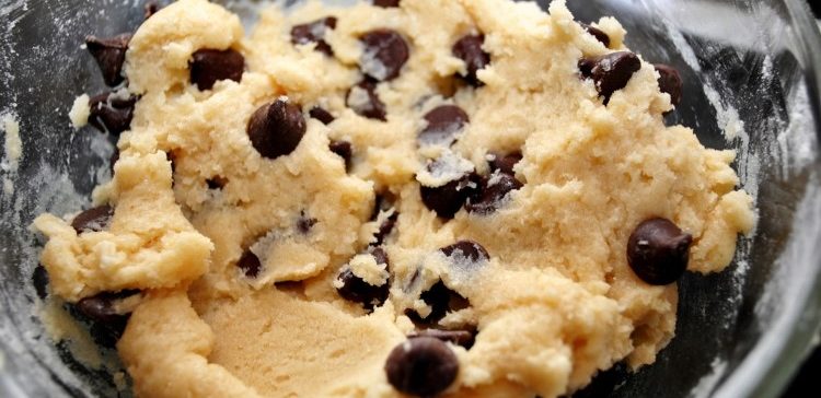 Image of raw cookie dough.