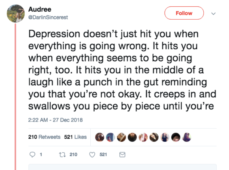 These 13 Tweets About Living With Depression Are Spot On