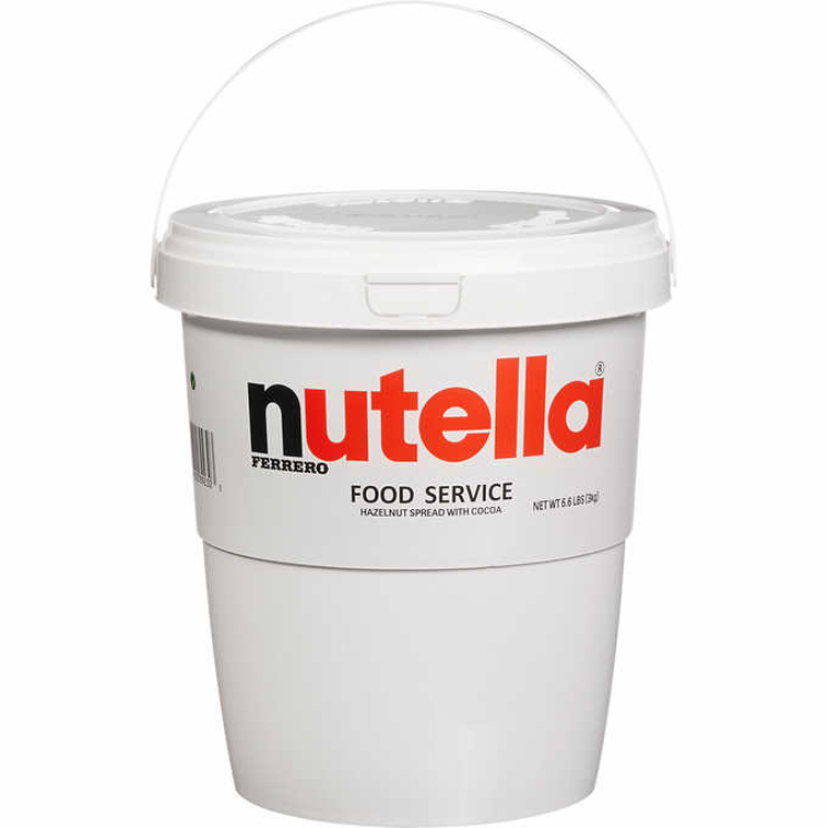 Image of 7-pound jar of nutella