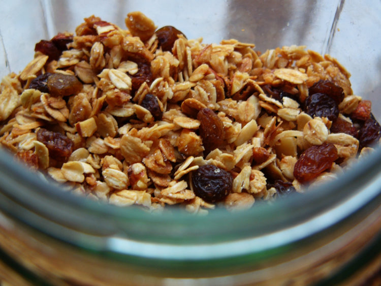 Image of granola in bowl