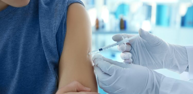Image of person getting a vaccine