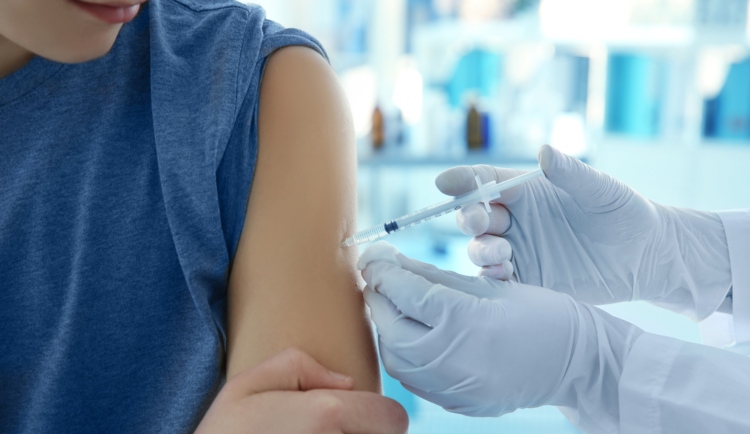 Image of person getting a vaccine