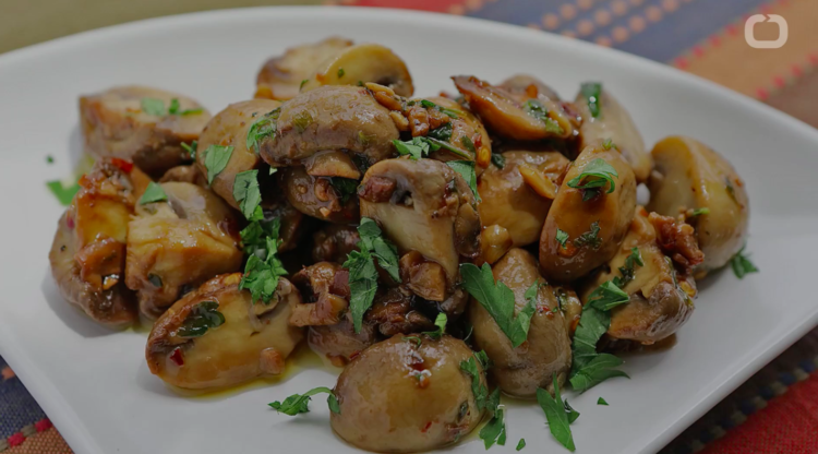 Image of mushrooms on plate