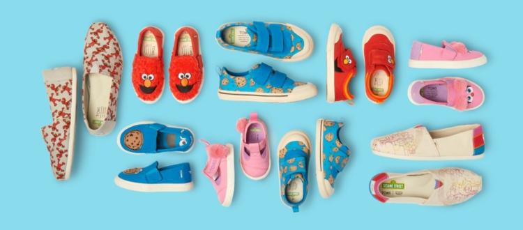 Image of TOMS sesame street shoes